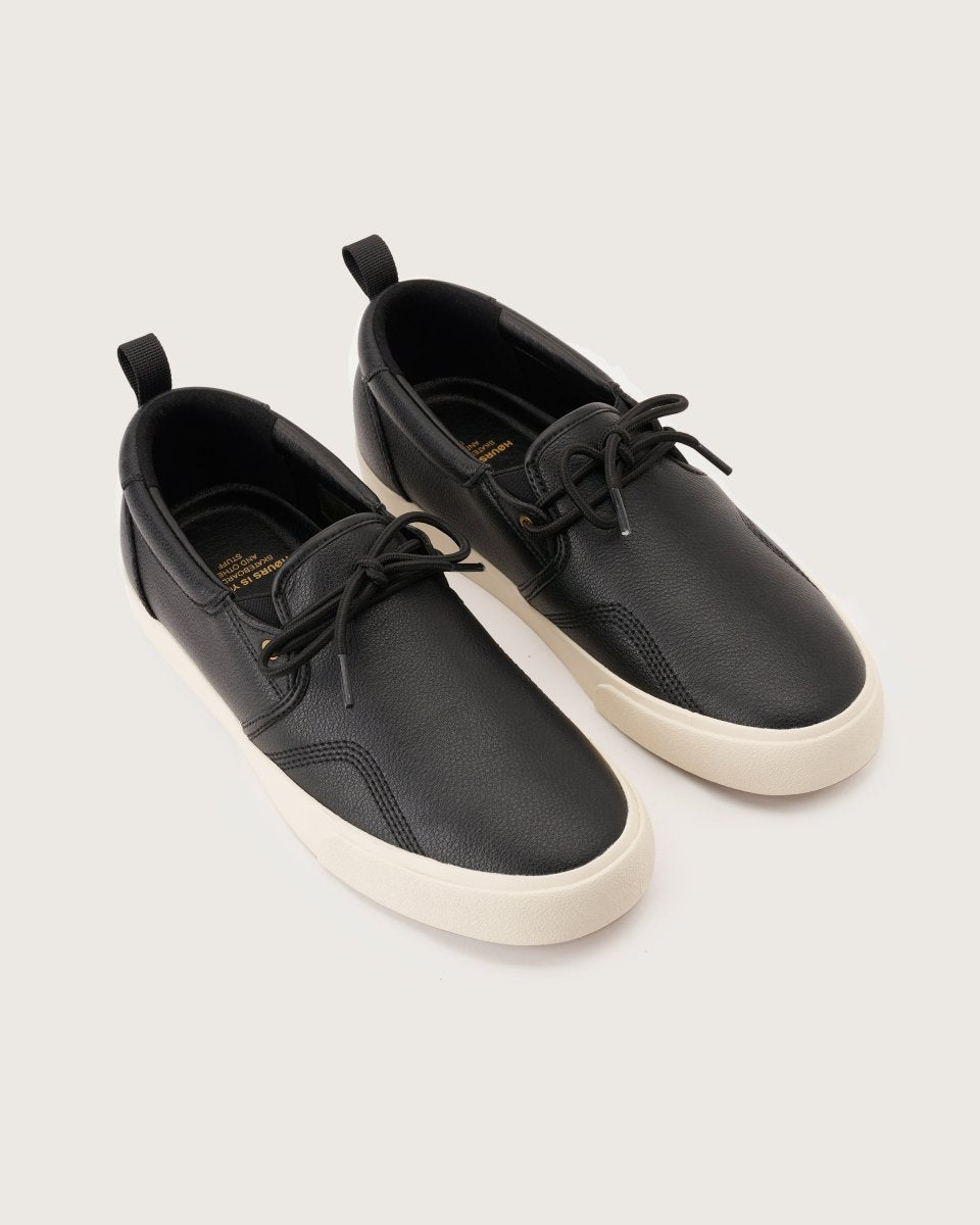 Callio S77 Black Leather Footwear by Hours Is Yours – Don't Panic Shoes