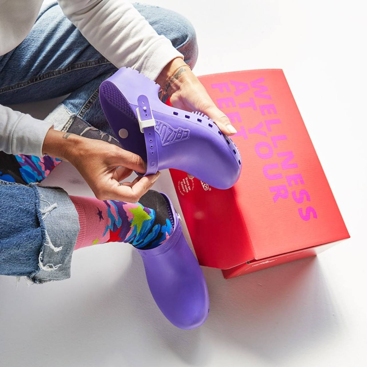 Calzuro Classic Without Holes Purple