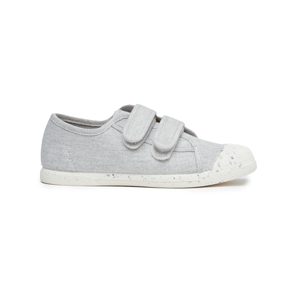 Cameron Grey Adjustable Velcro Non Slip Rubber Soles Core by Childrenchic – Don't Panic Shoes
