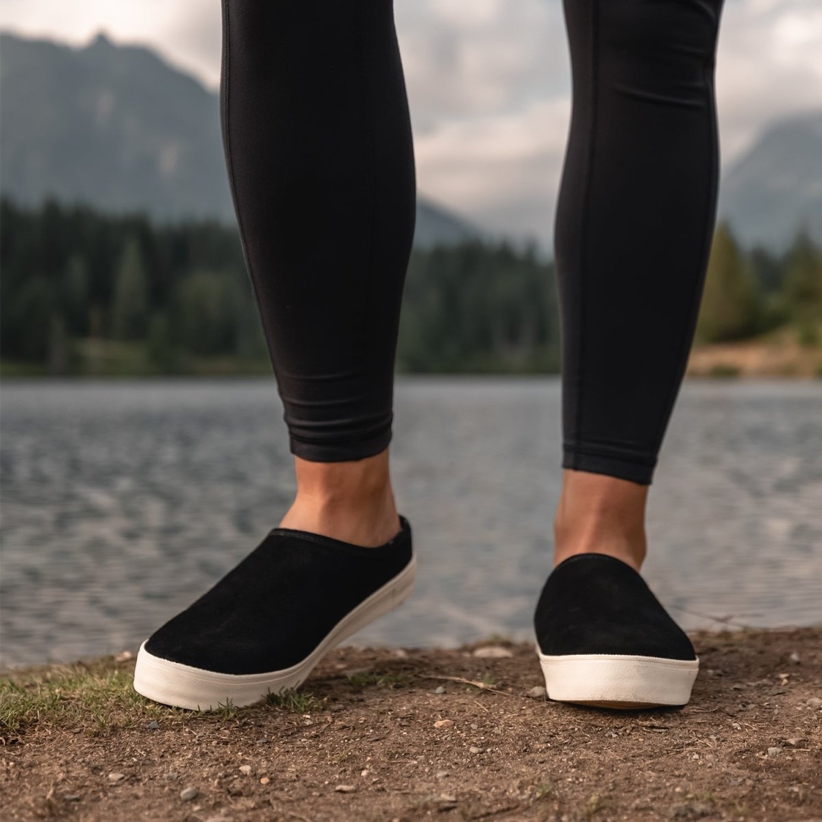 Cami Mule Women’S Suede Memory Foam Plush Lining Rubber Staheekum Women's Clogs Sale by Staheekum Women's Sale – Don't Panic Shoes