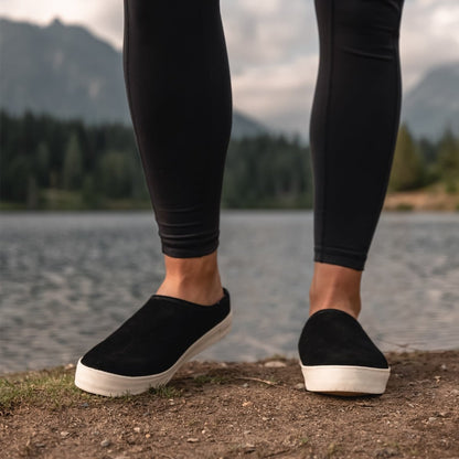 Cami Mule Women’S Suede Memory Foam Plush Lining Rubber Staheekum Women's Clogs Sale by Staheekum Women's Sale – Don't Panic Shoes