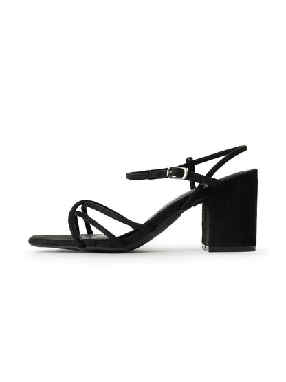 Camila | Black Suede Heels by J.Adams – Don't Panic Shoes