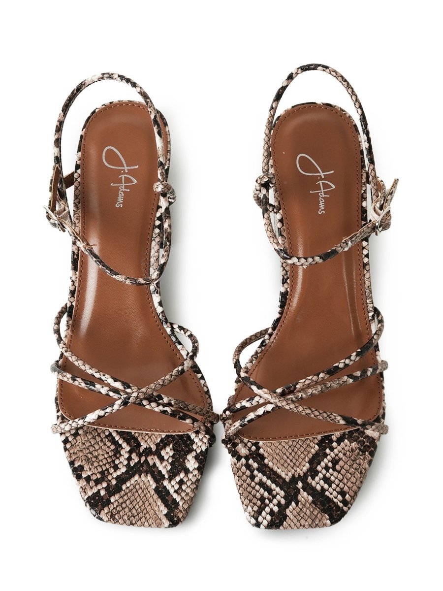 Camila | Snake Heels by J.Adams – Don't Panic Shoes
