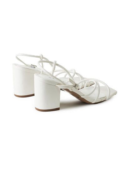 Camila | White Heels by J.Adams – Don't Panic Shoes