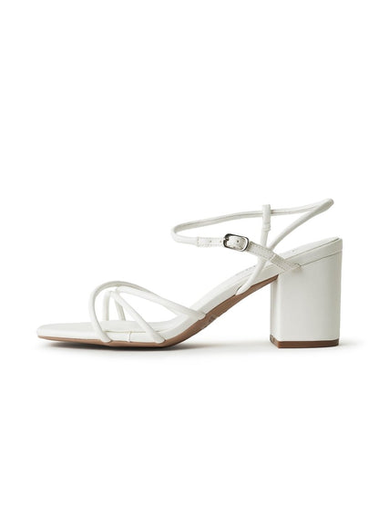 Camila | White Heels by J.Adams – Don't Panic Shoes