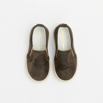 Camo Classic Slip On Kids - Slip - On Sneaker by Freshly Picked – Don't Panic Shoes