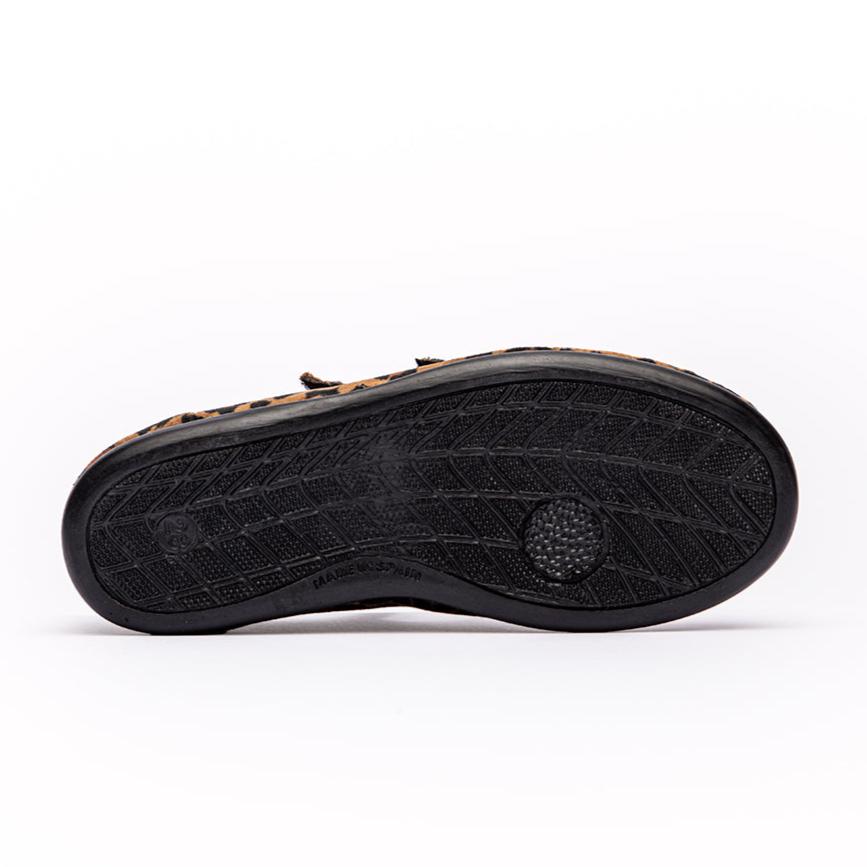 Carla Animal Print Adjustable Velcro Non Slip Rubber Soles fashion by Childrenchic – Don't Panic Shoes