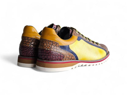 Carrucci Apex Explorer Men's Leather Sneaker Ks553 - 01t Sneakers by Carrucci Shoes – Don't Panic Shoes