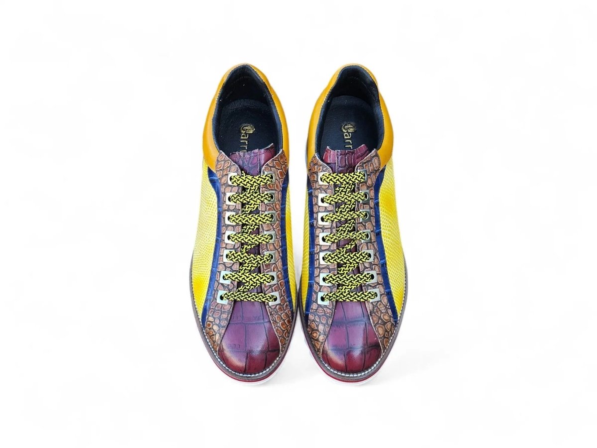 Carrucci Apex Explorer Men's Leather Sneaker Ks553 - 01t Sneakers by Carrucci Shoes – Don't Panic Shoes