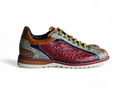 Carrucci Apex Explorer Men's Leather Sneaker Ks553 - 01t Sneakers by Carrucci Shoes – Don't Panic Shoes