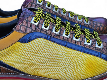 Carrucci Apex Explorer Men's Leather Sneaker Ks553 - 01t Sneakers by Carrucci Shoes – Don't Panic Shoes