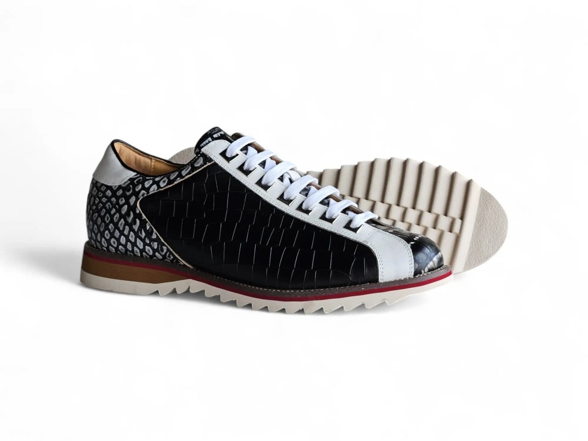 Carrucci Apex Explorer Men's Leather Sneaker Ks553 - 01t Sneakers by Carrucci Shoes – Don't Panic Shoes