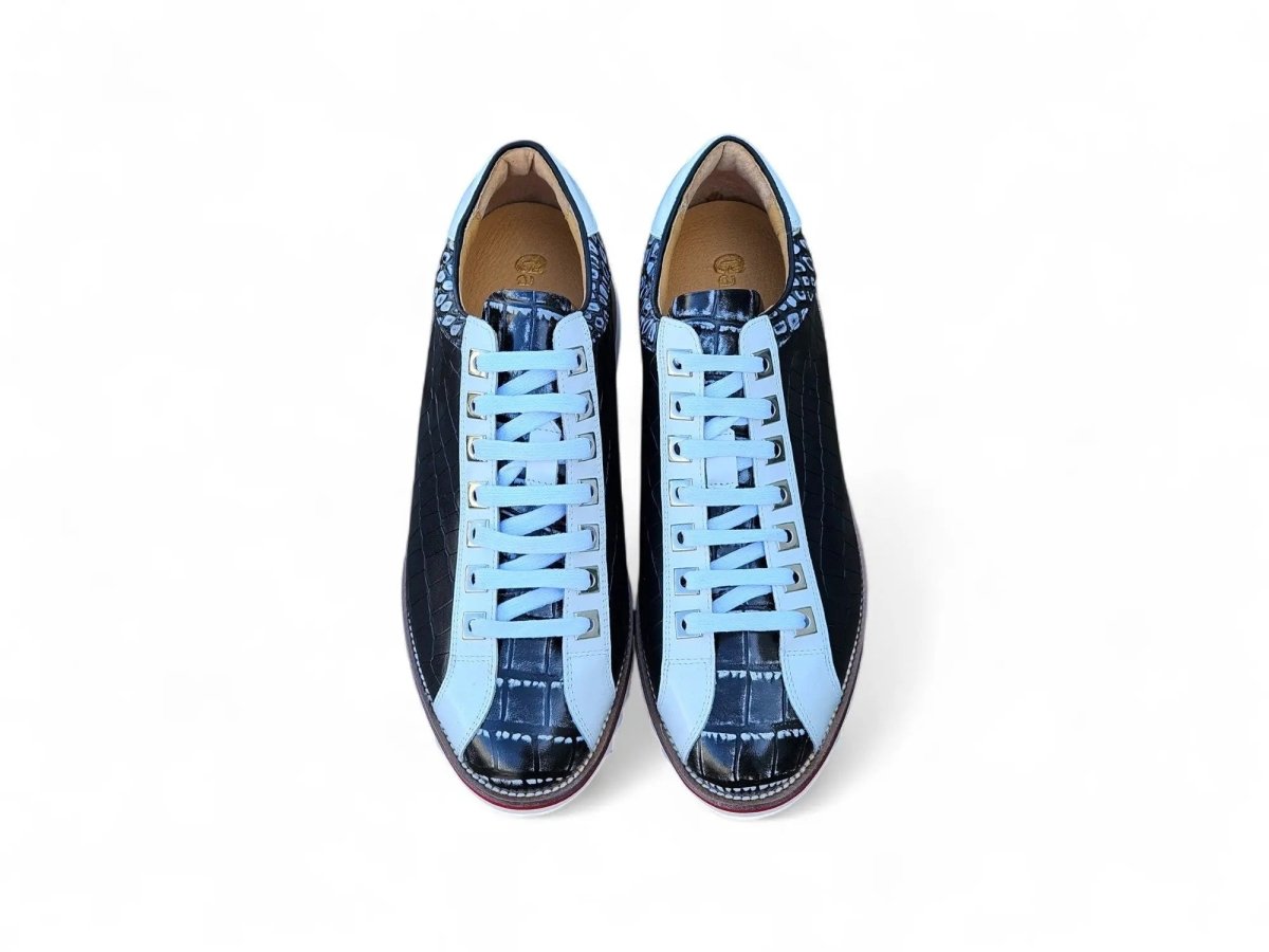 Carrucci Apex Explorer Men's Leather Sneaker Ks553 - 01t Sneakers by Carrucci Shoes – Don't Panic Shoes