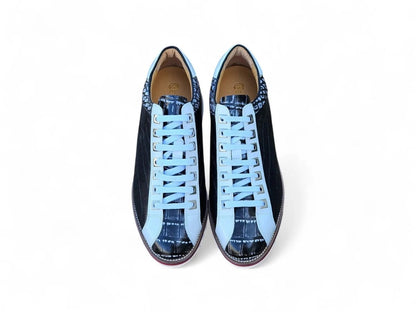 Carrucci Apex Explorer Men's Leather Sneaker Ks553 - 01t Sneakers by Carrucci Shoes – Don't Panic Shoes