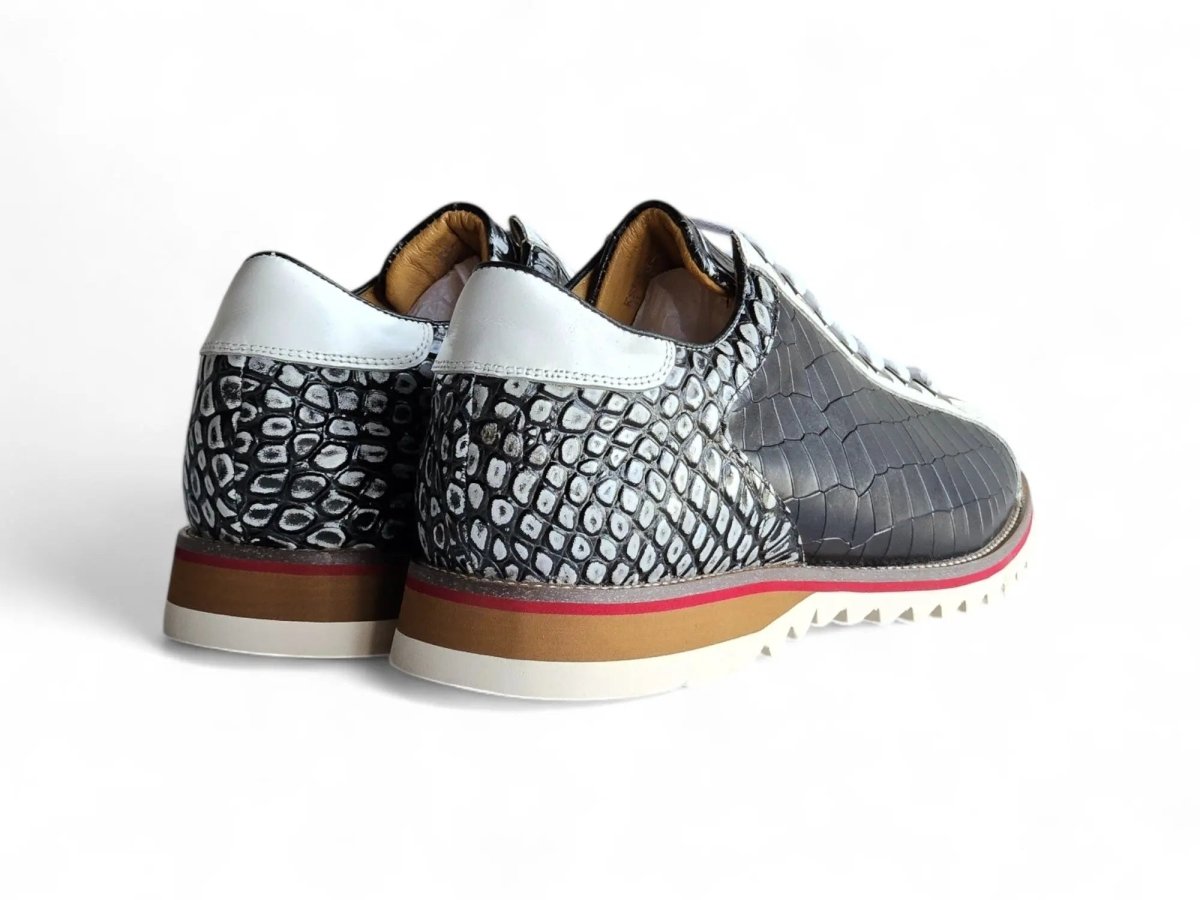 Carrucci Apex Explorer Men's Leather Sneaker Ks553 - 01t Sneakers by Carrucci Shoes – Don't Panic Shoes