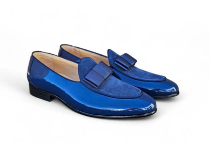 Carrucci Bow Tie Loafer Patent Leather Ks525 - 210sp Shoes by Carrucci Shoes – Don't Panic Shoes