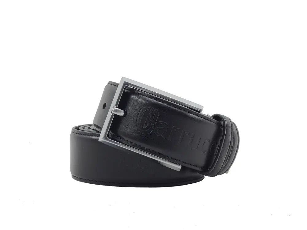 Carrucci Burnished Calfskin Belt Calfskin Leather Kc1 Belt by Carrucci Shoes – Don't Panic Shoes