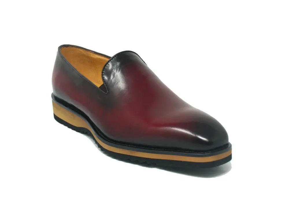 Carrucci Burnished Wholecut Loafer Leather Ks515 - 03 Shoes by Carrucci Shoes – Don't Panic Shoes