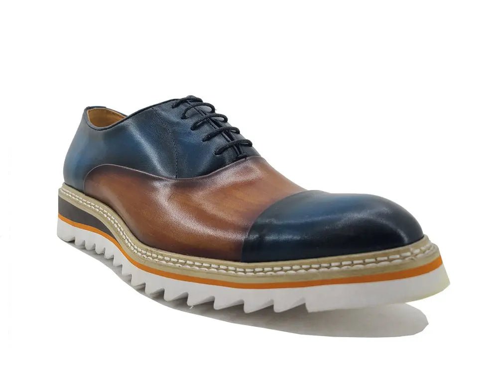 Carrucci Cap Toe Brogue Oxford Men’S Classic Ks552 - 03t Shoes by Carrucci Shoes – Don't Panic Shoes