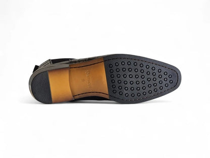 Carrucci Crocodile Embossed Chelsea Boot Full Grain Calfskin Leather Kb503x - 601e Boots by Carrucci Shoes – Don't Panic Shoes