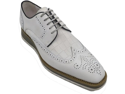 Carrucci GorgeouS Lace Up Oxford Men’s Leather Ks515 - 35 Shoes by Carrucci Shoes – Don't Panic Shoes