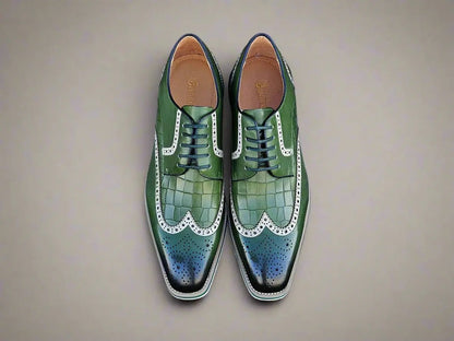 Carrucci GorgeouS Lace Up Oxford Men’s Leather Ks515 - 35 Shoes by Carrucci Shoes – Don't Panic Shoes