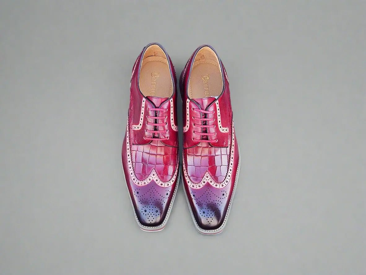 Carrucci GorgeouS Lace Up Oxford Men’s Leather Ks515 - 35 Shoes by Carrucci Shoes – Don't Panic Shoes