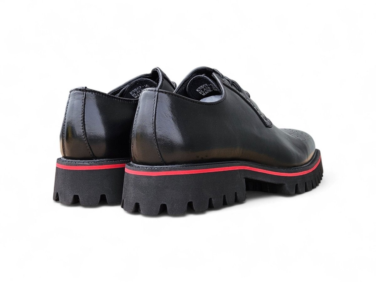 Carrucci Hybrid Lug Oxford Calfskin Leather Ks557 - 15 Shoes by Carrucci Shoes – Don't Panic Shoes