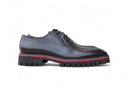 Carrucci Hybrid Lug Oxford Calfskin Leather Ks557 - 15 Shoes by Carrucci Shoes – Don't Panic Shoes