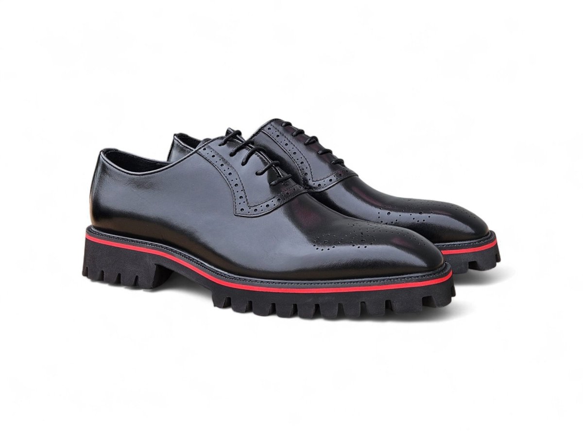 Carrucci Hybrid Lug Oxford Calfskin Leather Ks557 - 15 Shoes by Carrucci Shoes – Don't Panic Shoes