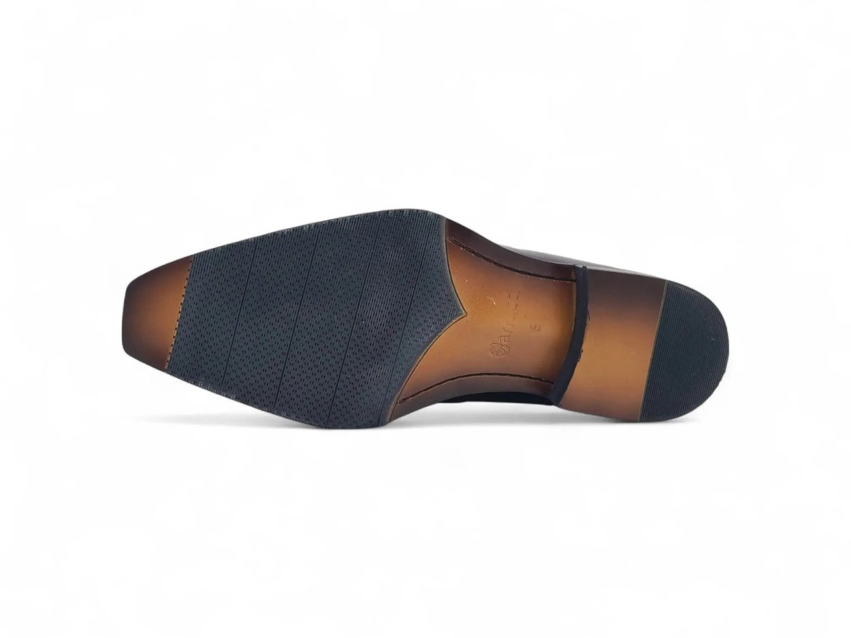 Carrucci Ks303 - 01p Men's Premium Leather Green Ks303 - 01p Shoes by Carrucci Shoes – Don't Panic Shoes