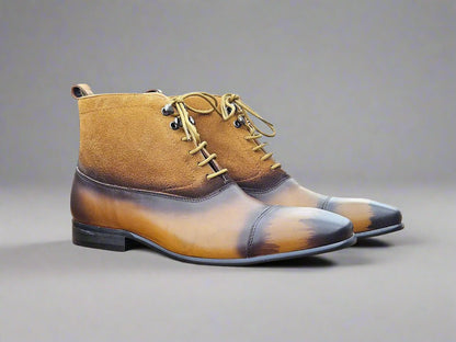 Carrucci Lace Up Suede Boots Premium Craftsmanship Kb524 - 11sc Boots by Carrucci Shoes – Don't Panic Shoes