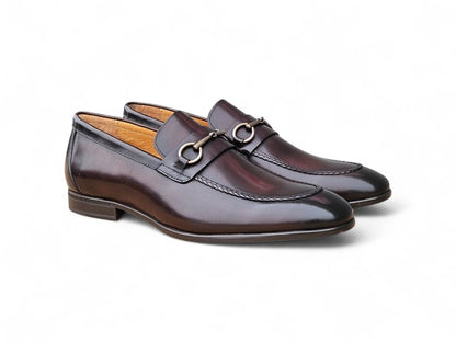 Carrucci Madison Bit Loafer Leather Black Shoes by Carrucci Shoes – Don't Panic Shoes