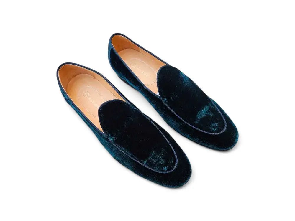 Carrucci Men's Velvet Prom Formal Shoe Elegant Classic Shoes by Carrucci Shoes – Don't Panic Shoes