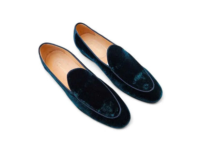 Carrucci Men's Velvet Prom Formal Shoe Elegant Classic Shoes by Carrucci Shoes – Don't Panic Shoes