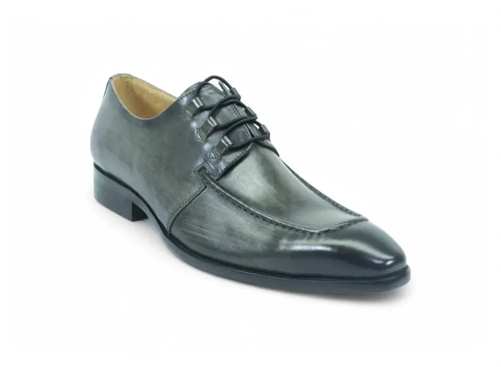 Carrucci Patina Finish Lace Up Oxford Calfskin Leather Ks503 - 46 Shoes by Carrucci Shoes – Don't Panic Shoes
