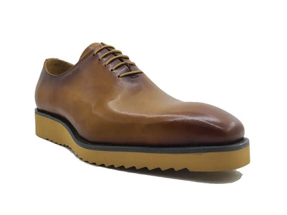 Carrucci Signature Wholecut Oxford With Lightweight Sole Ks518 - 01 Shoes by Carrucci Shoes – Don't Panic Shoes