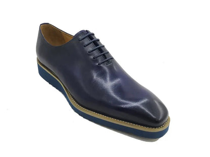 Carrucci Signature Wholecut Oxford With Lightweight Sole Ks518 - 01 Shoes by Carrucci Shoes – Don't Panic Shoes