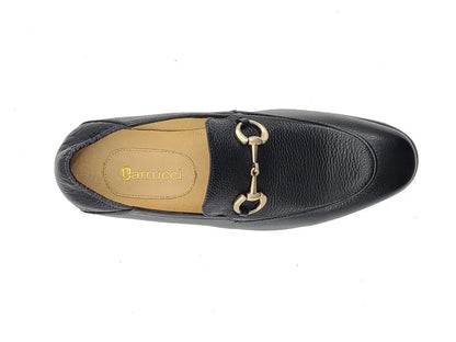 Carrucci Soft Leather Buckle Loafer Mule Leather Ks525 - 305 Shoes by Carrucci Shoes – Don't Panic Shoes