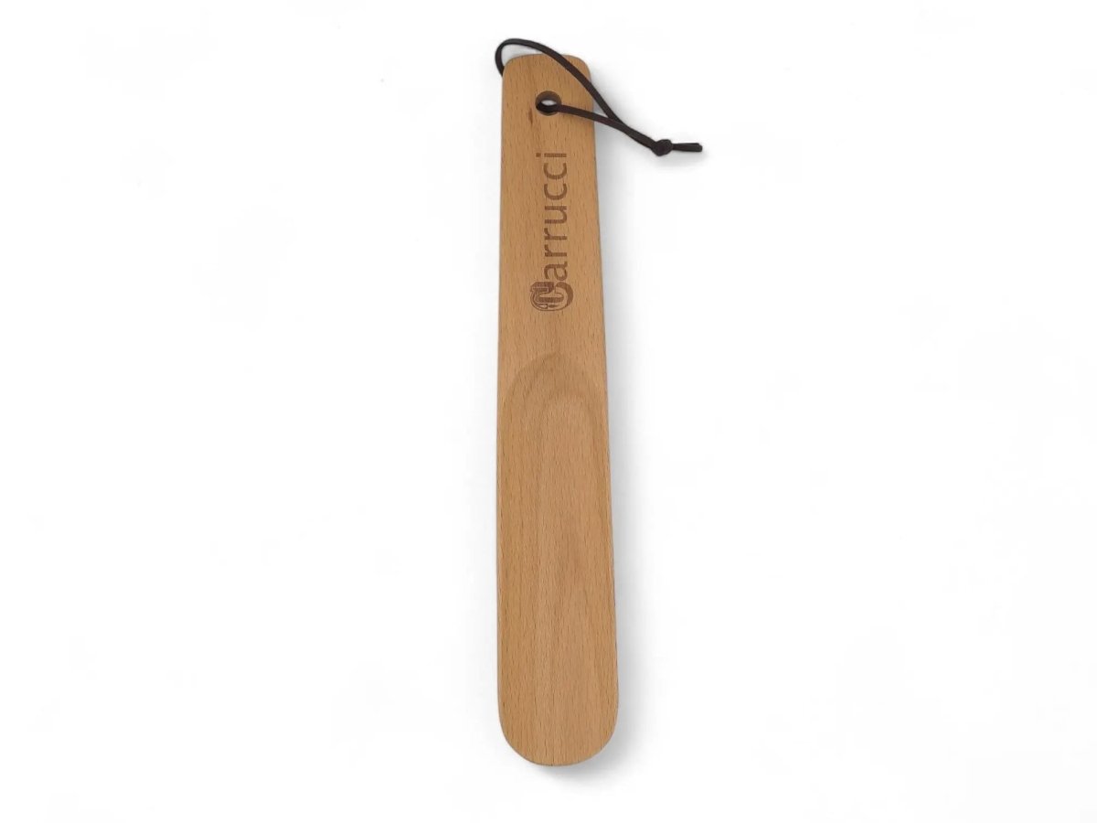 Carrucci Solid Wood Shoehorn Ten And A Half Inch Wood Shoe Horn by Carrucci Shoes – Don't Panic Shoes
