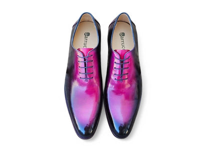 Carrucci Two Tone Wholecut Oxford Leather Ks505 - 47 Shoes by Carrucci Shoes – Don't Panic Shoes