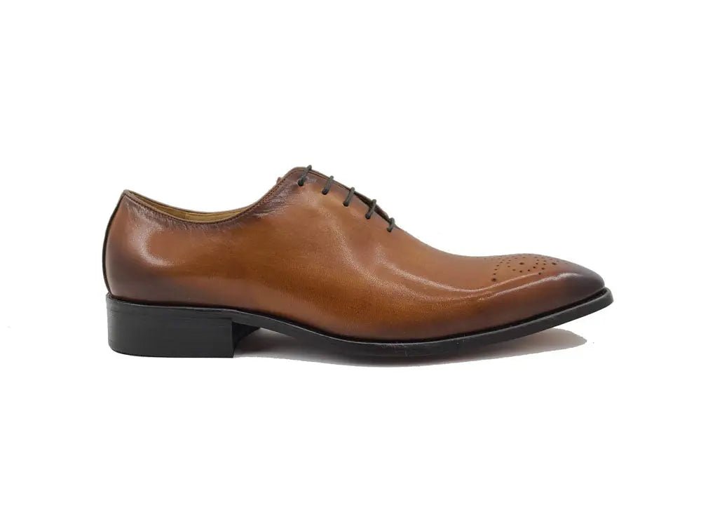 Carrucci Wholecut Calf Oxford Men's Leather Ks503 - 36 Shoes by Carrucci Shoes – Don't Panic Shoes