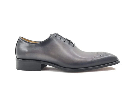 Carrucci Wholecut Calf Oxford Men's Leather Ks503 - 36 Shoes by Carrucci Shoes – Don't Panic Shoes