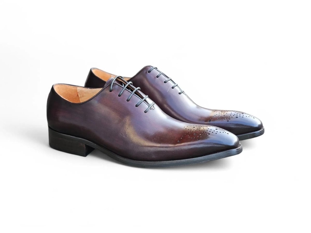 Carrucci Wholecut Calf Oxford Men's Leather Ks503 - 36 Shoes by Carrucci Shoes – Don't Panic Shoes