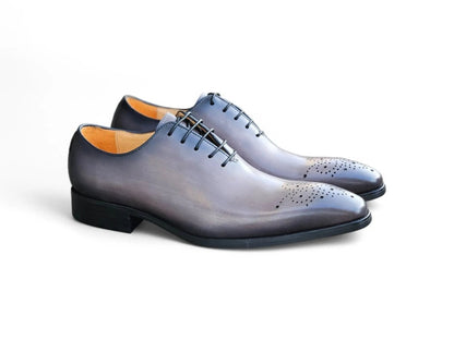 Carrucci Wholecut Calf Oxford Men's Leather Ks503 - 36 Shoes by Carrucci Shoes – Don't Panic Shoes