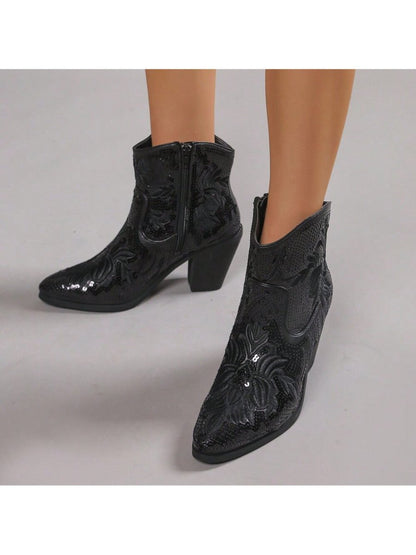 Cassidy | Black Boots by J.Adams – Don't Panic Shoes