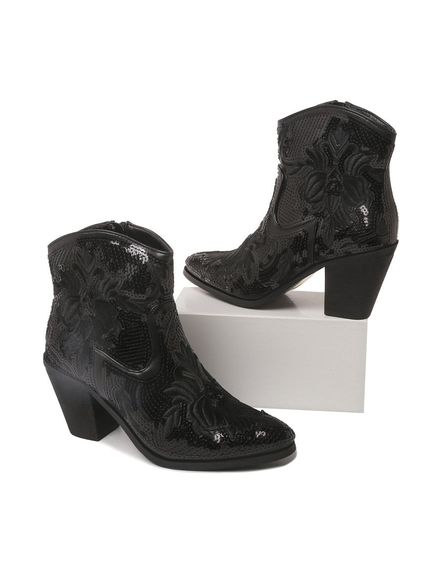 Cassidy | Black Boots by J.Adams – Don't Panic Shoes