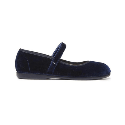 Cassie Navy Adjustable Velcro Non Slip Cushion Shoes core by Childrenchic – Don't Panic Shoes
