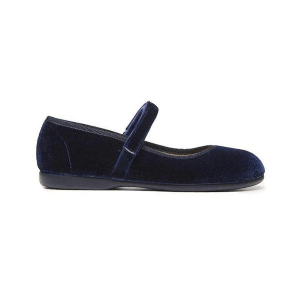 Cassie Navy Adjustable Velcro Non Slip Cushion Shoes core by Childrenchic – Don't Panic Shoes