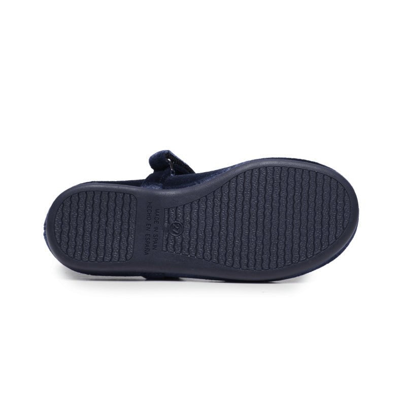 Cassie Navy Adjustable Velcro Non Slip Cushion Shoes core by Childrenchic – Don't Panic Shoes
